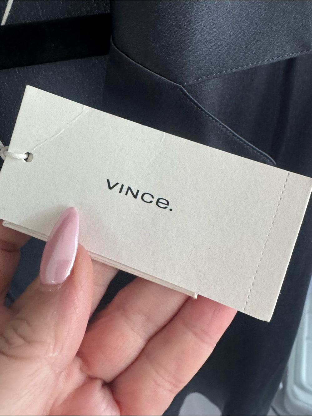 NWT VINCE $365 sumptuous silk gray tie back button down blouse sz XXL WOWZA! - Picture 7 of 8